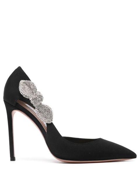 Aquazzura Very Bow Tie 50mm pumps - Black - zdjęcie produktu nr 1