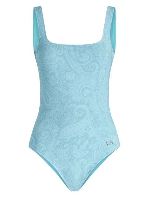 ETRO paisley-print sleeveless swimsuit - Blue - zdjęcie produktu nr 1