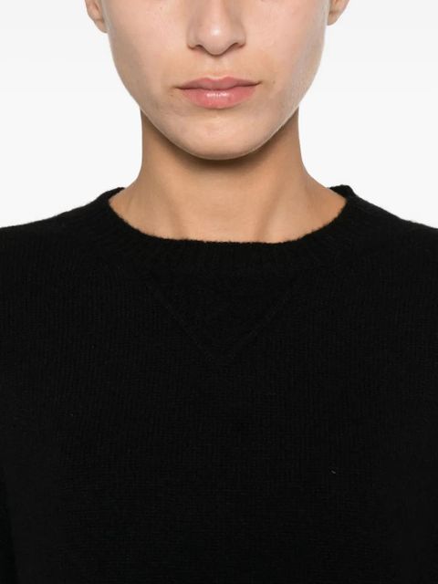 SOLOTRE round-neck sweater - Black