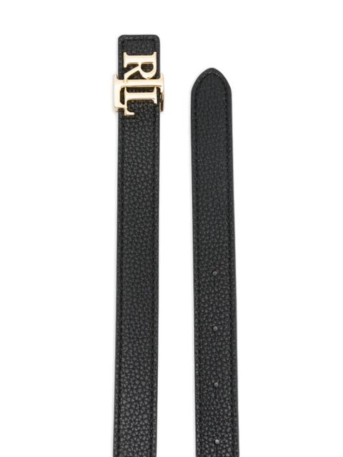 Lauren Ralph Lauren logo-detail buckle belt - Black