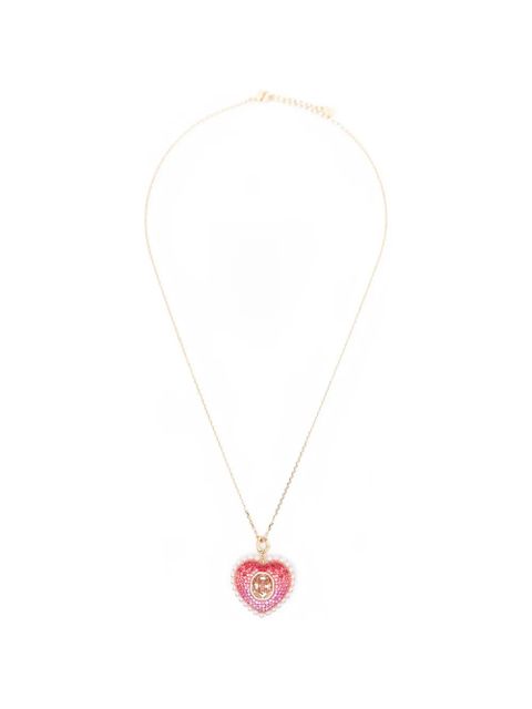 Swarovski Idyllia heart-pendant necklace - Gold - zdjęcie produktu nr 1