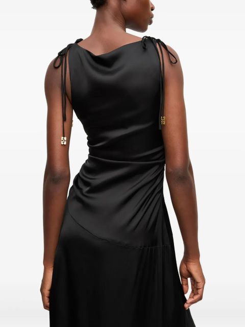 GANNI draped dress - Black - zdjęcie produktu nr 2