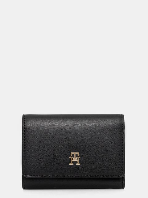 Tommy Hilfiger portfel damski kolor czarny AW0AW17737 - zdjęcie produktu nr 1