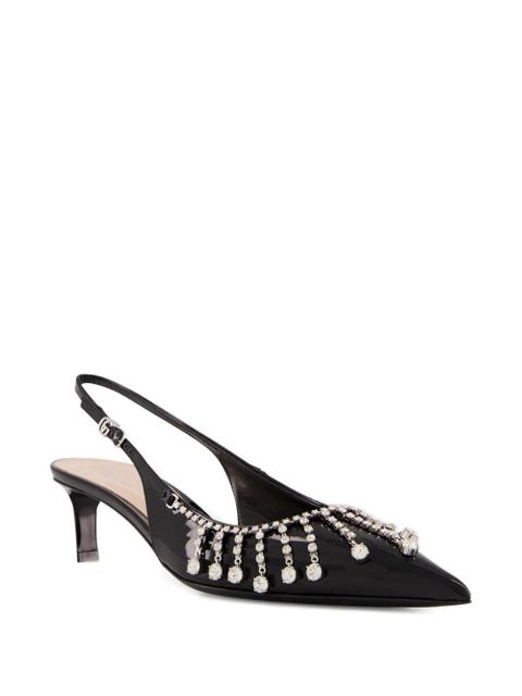 Gucci 45mm Guinevere chain detail pumps - Black - zdjęcie produktu nr 2