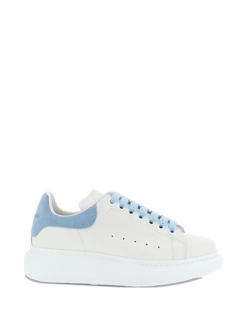 Alexander McQueen contrast larry leather sneakers - White - zdjęcie produktu nr 1
