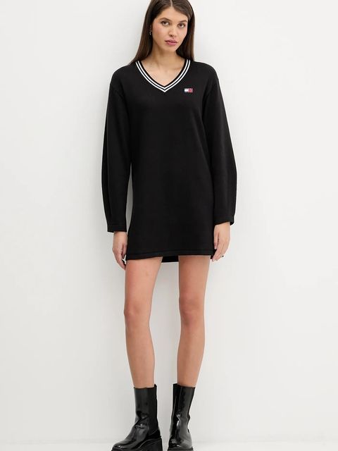 Tommy Jeans sukienka bawełniana - zdjęcie produktu nr 1