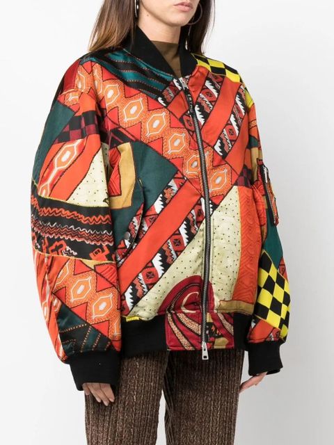 ETRO patchwork reversible bomber jacket - Orange - zdjęcie produktu nr 1