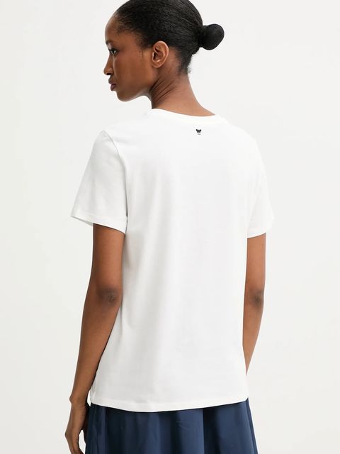 Weekend Max Mara t-shirt bawełniany GUGLIA damski kolor biały 2525976031600