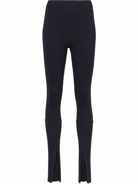 Proenza Schouler split-cuffs leggings - Black - zdjęcie produktu nr 1