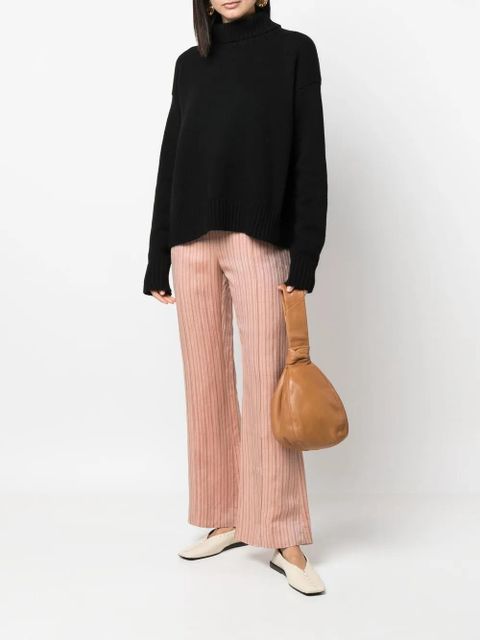 Jil Sander roll-neck loose-fit jumper - Black - zdjęcie produktu nr 2