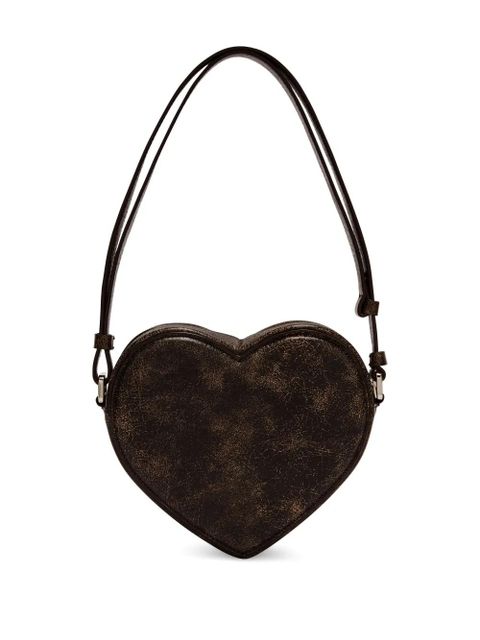 AMBUSH Heart leather shoulder bag - Black