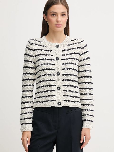 Pepe Jeans kardigan bawełniany damski kolor szary PL7000028 - zdjęcie produktu nr 1