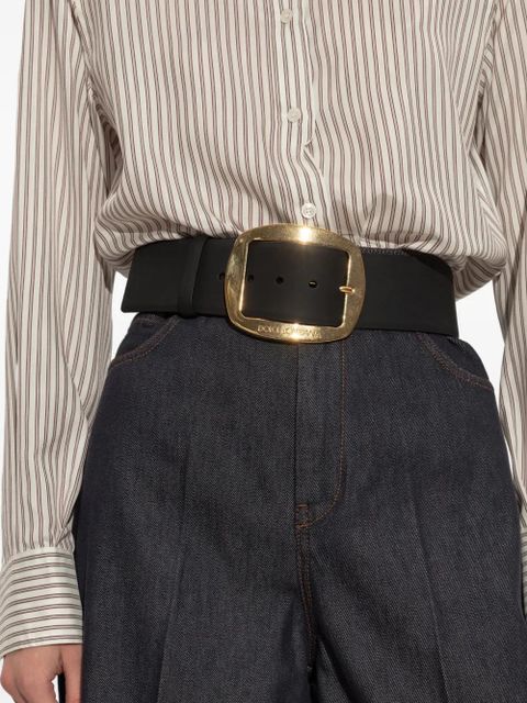 Dolce & Gabbana leather belt - Black