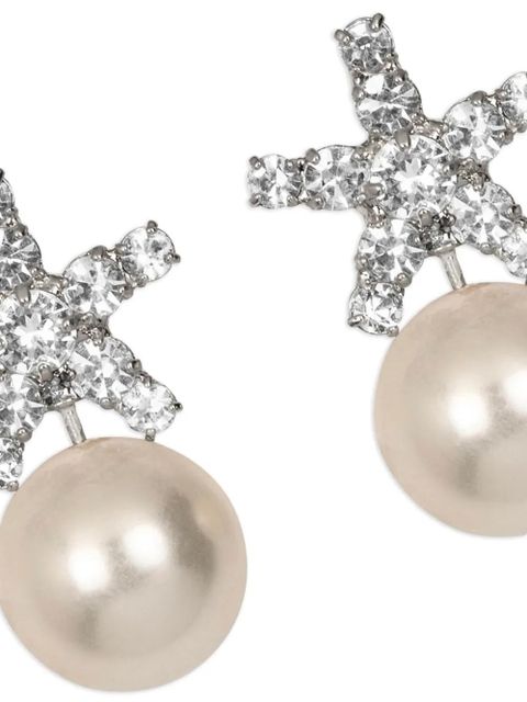 Jennifer Behr Novella crystal pearl earrings - Silver - zdjęcie produktu nr 2