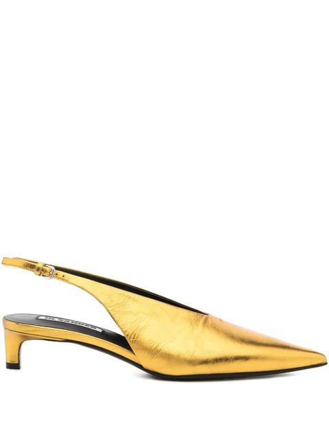 Jil Sander 35mm leather pumps - Gold - zdjęcie produktu nr 1