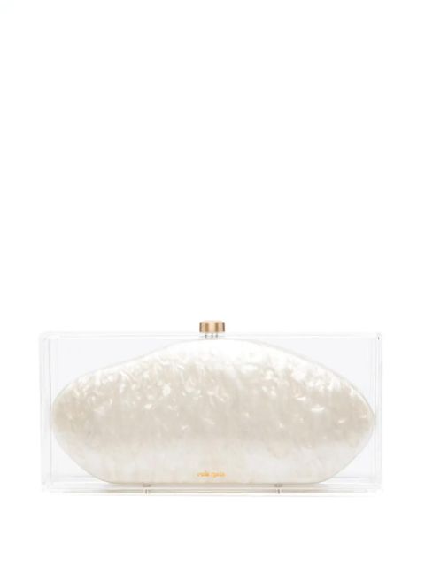Cult Gaia Annika transparent clutch bag - Neutrals - zdjęcie produktu nr 2