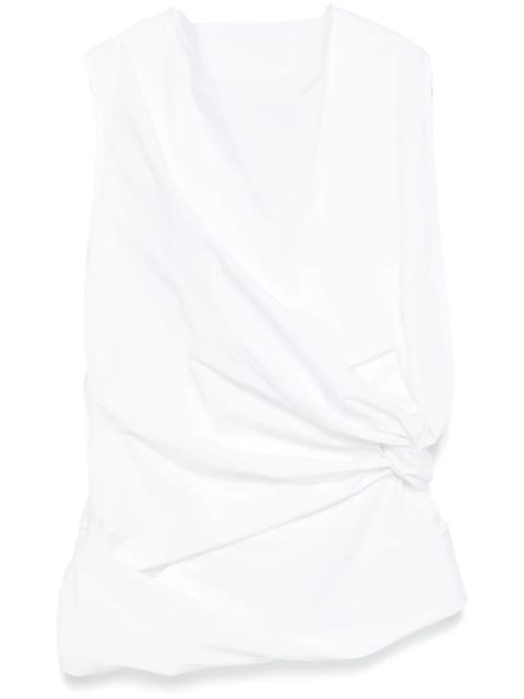 Jil Sander poplin top - White - zdjęcie produktu nr 1