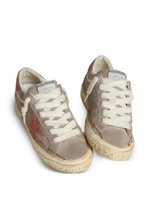 Golden Goose Super-star destroyed foxing sneakers - Neutrals