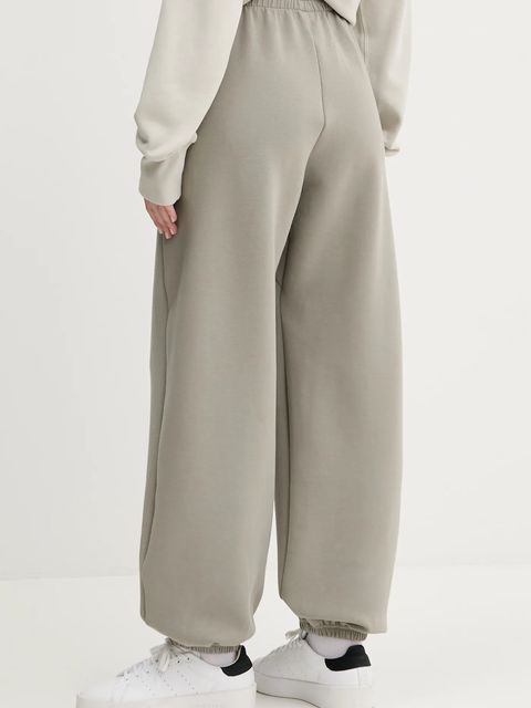 adidas spodnie dresowe All SZN damskie kolor zielony gładkie JW5074 - zdjęcie produktu nr 2