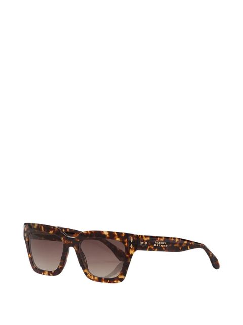 Isabel Marant Eyewear Carmy square-frame sunglasses - Brown - zdjęcie produktu nr 1