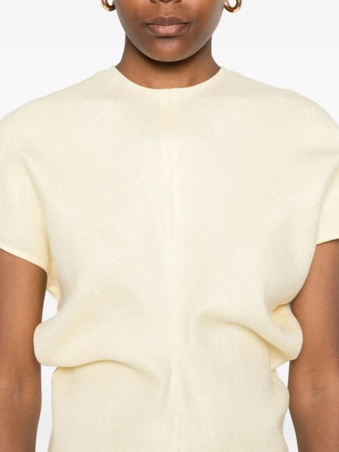 TOTEME slouch-waist maxi dress - Neutrals