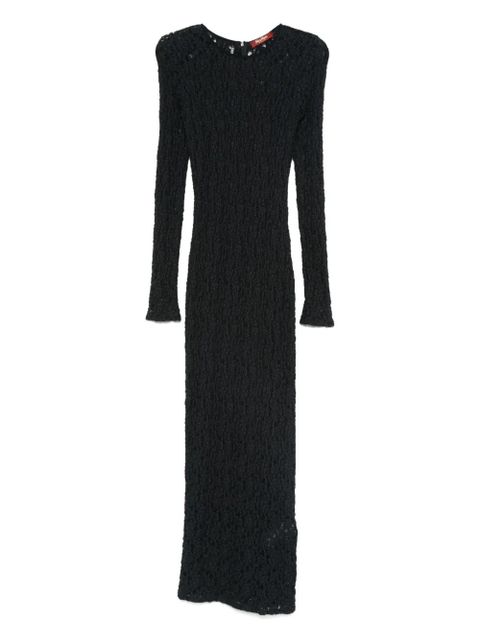 Max Mara long-sleeve textured dress - Blue - zdjęcie produktu nr 1