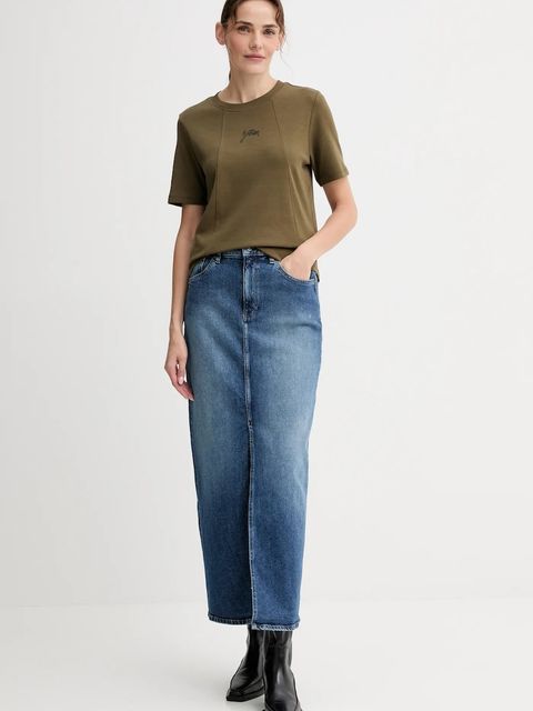 G-Star t-shirt bawełniany damski kolor zielony D26907.D976