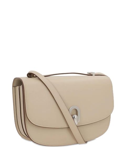 Savette smooth tondo shoulder bag - Neutrals