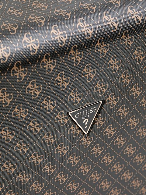 Guess walizka JESCO kolor brązowy TWHB83 89988