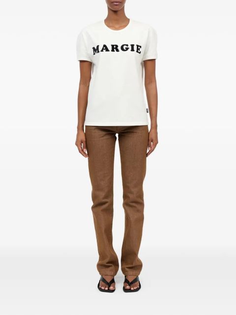 MM6 Maison Margiela Margie printed short-sleeved T-shirt - Neutrals - zdjęcie produktu nr 2
