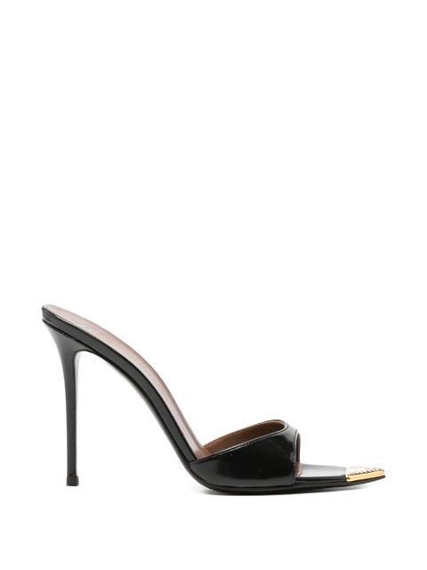 Giuseppe Zanotti crystal-embellished-detail sandals - Black - zdjęcie produktu nr 1