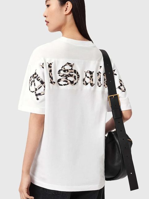 AllSaints t-shirt damski bawełniany FUSE - zdjęcie produktu nr 2