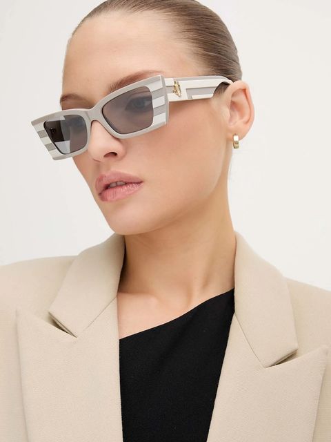 Jimmy Choo okulary przeciwsłoneczne damskie kolor szary 0JC5009 - zdjęcie produktu nr 1