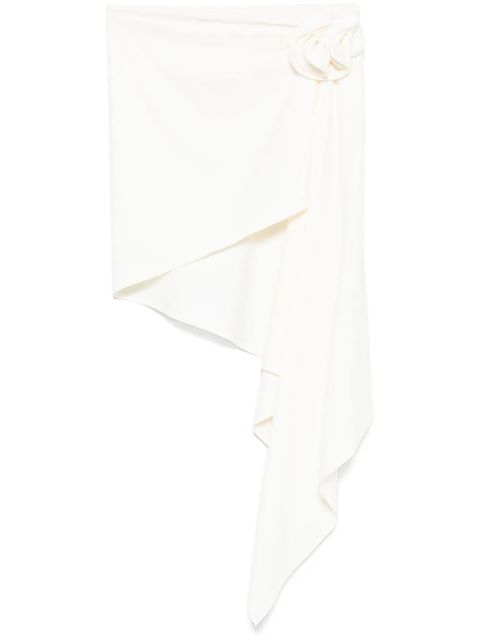 Magda Butrym asymmetric mini skirt - White - zdjęcie produktu nr 1