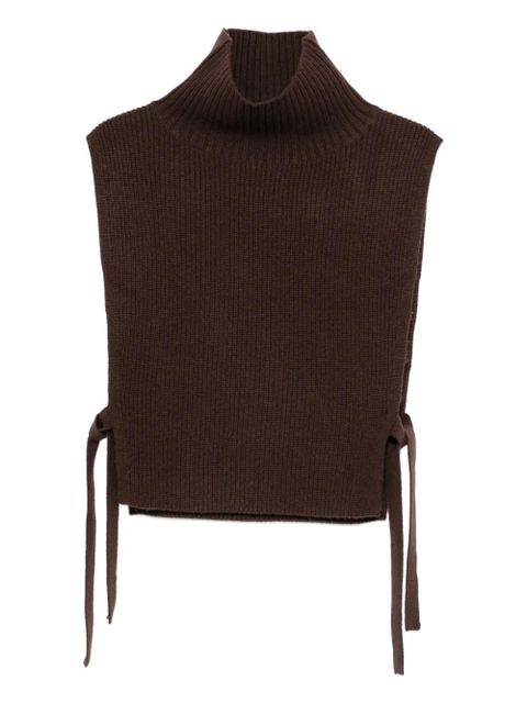 Maje tie-neck scarf - Brown - zdjęcie produktu nr 1