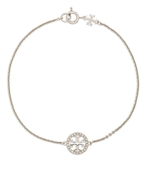 Tory Burch Miller crystal-embellished bracelet - Metallic - zdjęcie produktu nr 1