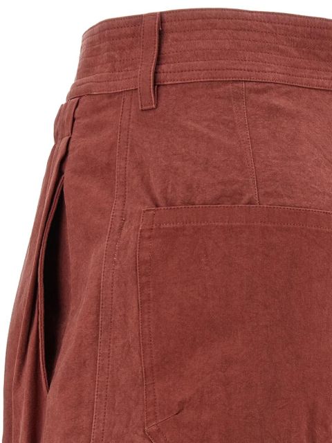ISABEL MARANT Ingrid drawstring high-waist shorts - Red