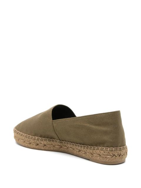Saint Laurent cotton espadrilles - Green