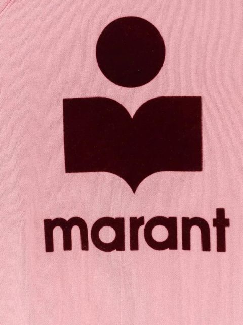 ISABEL MARANT logo-detail sweatshirt - Pink