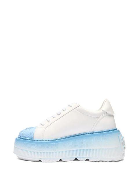 Casadei Nexus platform lace-up trainers - White