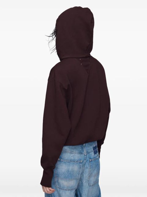Maison Margiela cotton hoodie - Brown