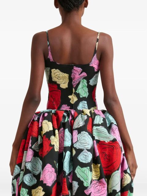 Marni floral-print cami top - Black - zdjęcie produktu nr 2