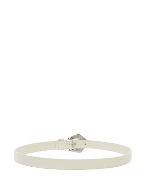 ISABEL MARANT Coraline geometric-buckle belt - Neutrals - zdjęcie produktu nr 2