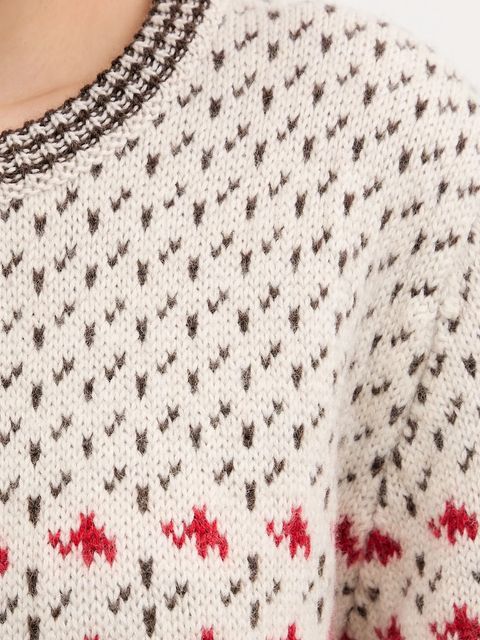 Mammut sweter wełniany Mammut x Cabourn Direttissima kolor beżowy ciepły 1014.07060