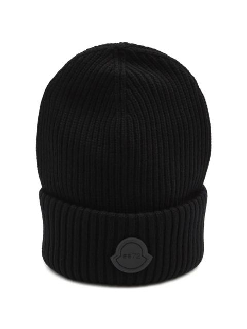 Moncler x EE72 wool beanie hat - Black - zdjęcie produktu nr 1