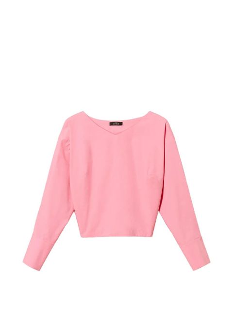 TWINSET crossover blouse - Pink - zdjęcie produktu nr 1
