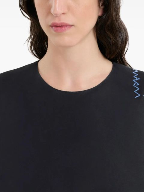 Marni cotton mini dress - Black