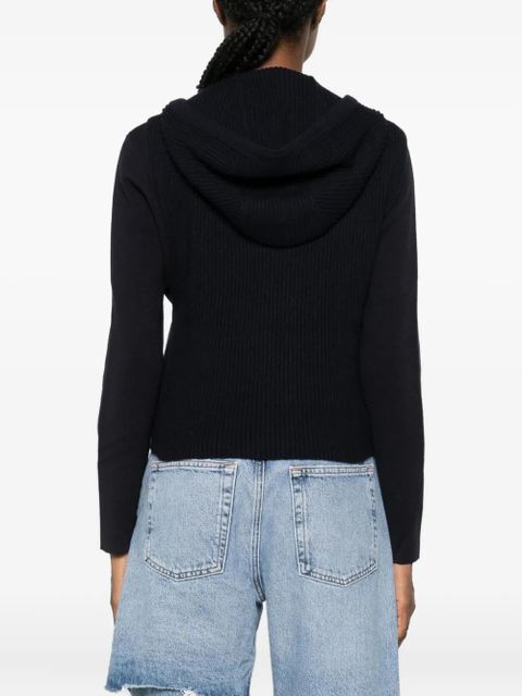 Max Mara hooded zip jacket - Blue