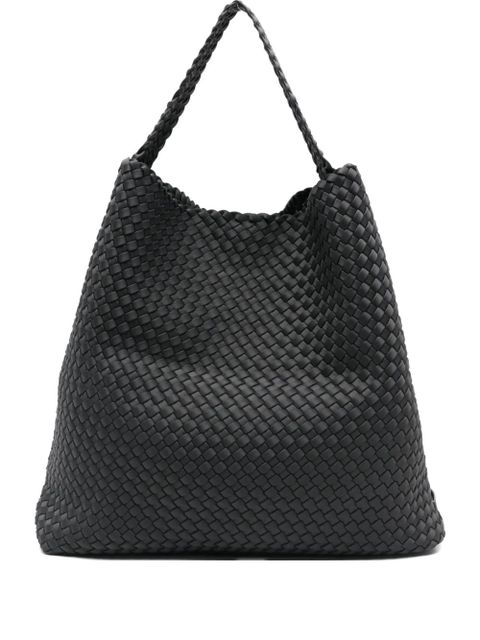 NAGHEDI large Nomad woven tote bag - Black