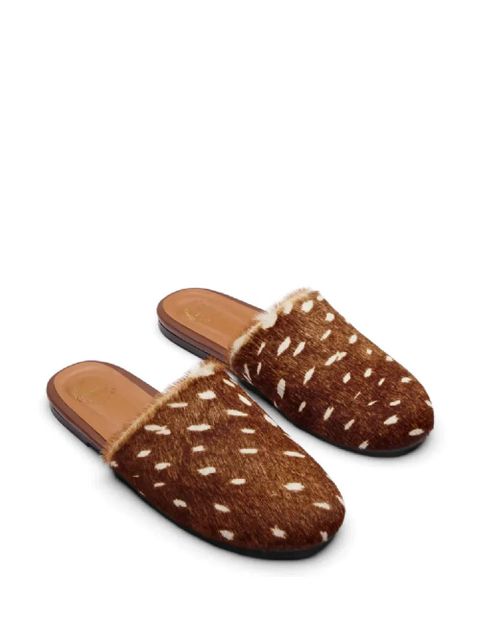 ATP Atelier Forcola animal-print mules - Brown - zdjęcie produktu nr 2